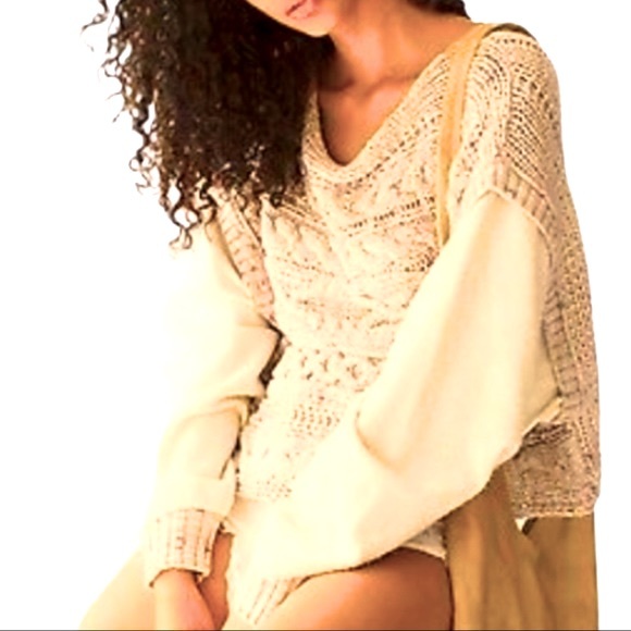 SALE Free People Honey Cable Honeycomb Jumper - Picture 4 of 9